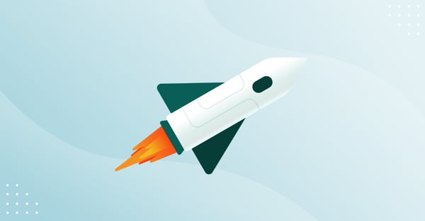 Illustration of a rocket