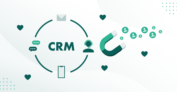 Illustration of sales CRM