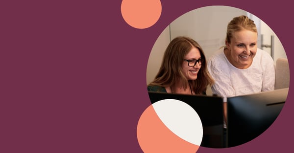 Image of two people in the office